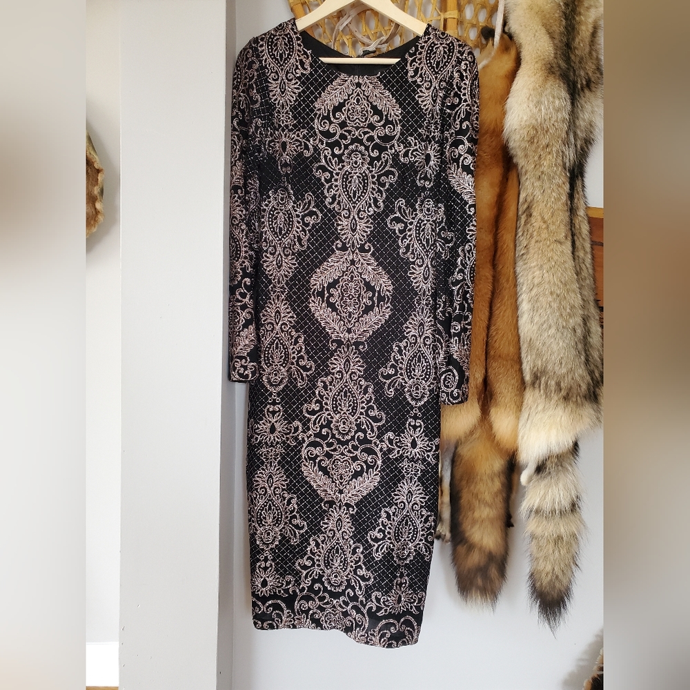 Betsey & Adam sequin midi dress!